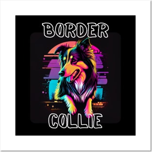 Graffiti Style - Cool Border Collie 2 Posters and Art